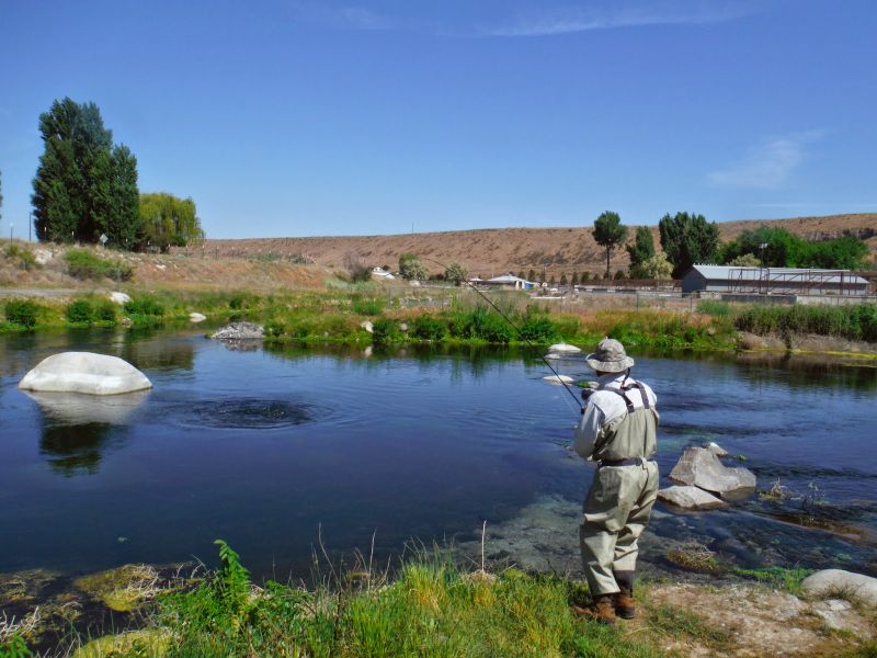A photo of Rocky Ford Creek.